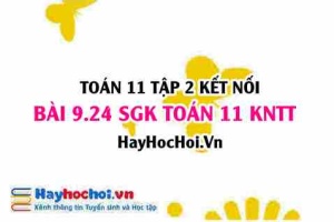 Bài 9.24 SGK Toán 11 Tập 2 Kết nối tri thức: Tìm hệ số góc nhỏ nhất của tiếp tuyến